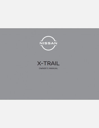 nissan x-trail 2023 owners manual rhd& lhd